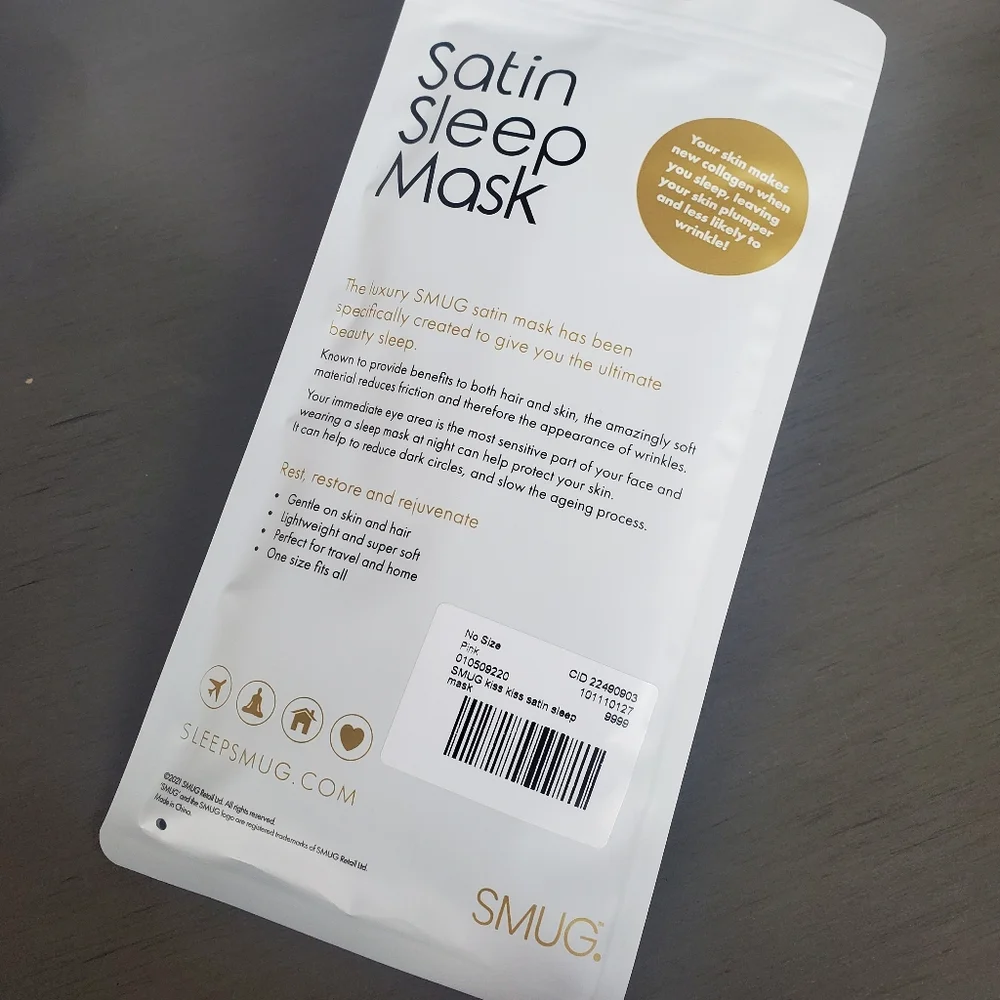 SMUG | Kiss Kiss Satin Sleep Mask - Picture 8 of 8